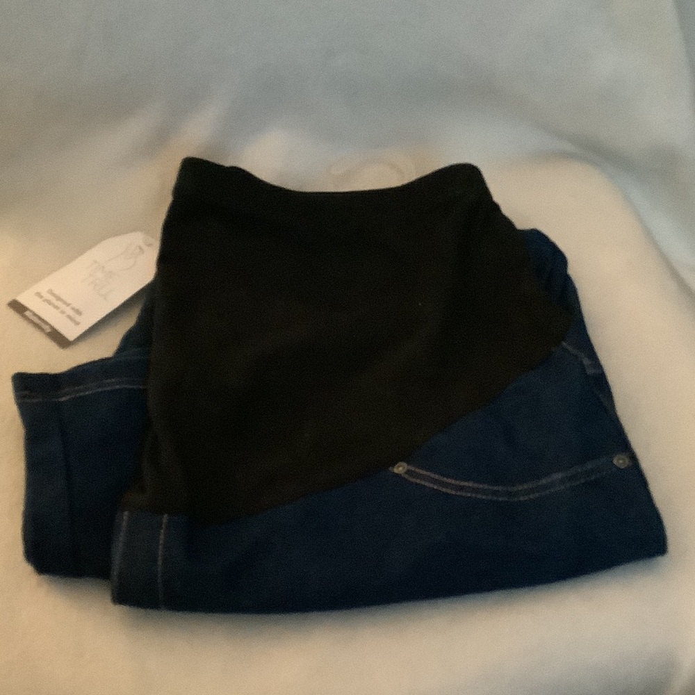 Time and Tru Black and Blue Women Jeggings